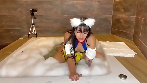 Sharah pussy and ass fuck with a