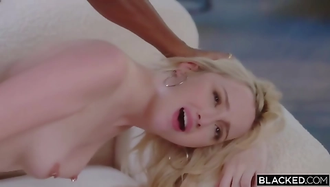 Blonde cutie with huge tits fucked