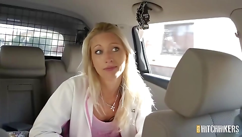 Hot blondeia and sexy time with two guys