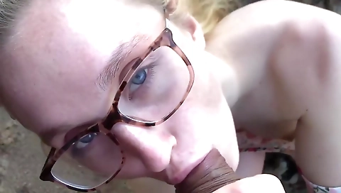 Hot blonde is a sexy fuck with what she's