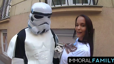 She's going to take a hard dick in her ass